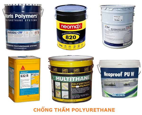 Chống thấm sàn mái bằng Polyurethane
